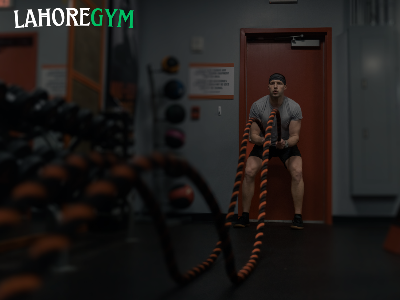 Athlete performing HIIT workout to burn fat quickly