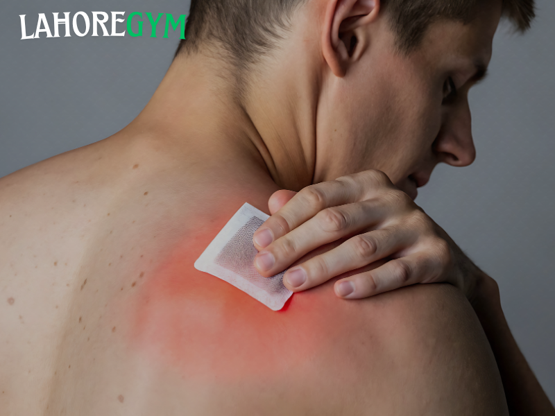 Athlete experiencing muscle soreness after workout