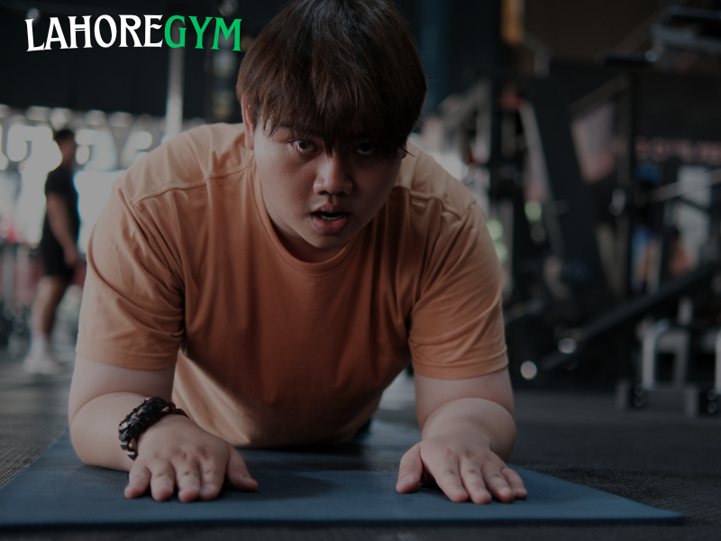 Athlete performing cardio workout to burn fat effectively