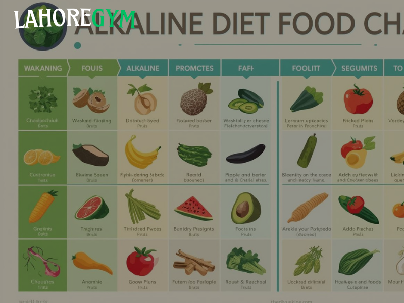 alkaline diet food chart