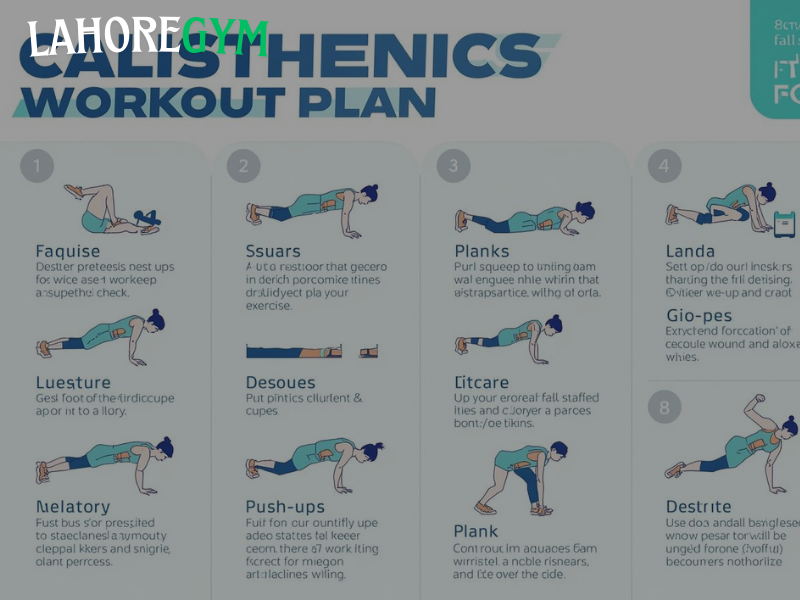 calisthenics workout plan for beginners to lose fat in 30 days calisthenics workout plan for beginners showing bodyweight exercises for fat loss in 30 days