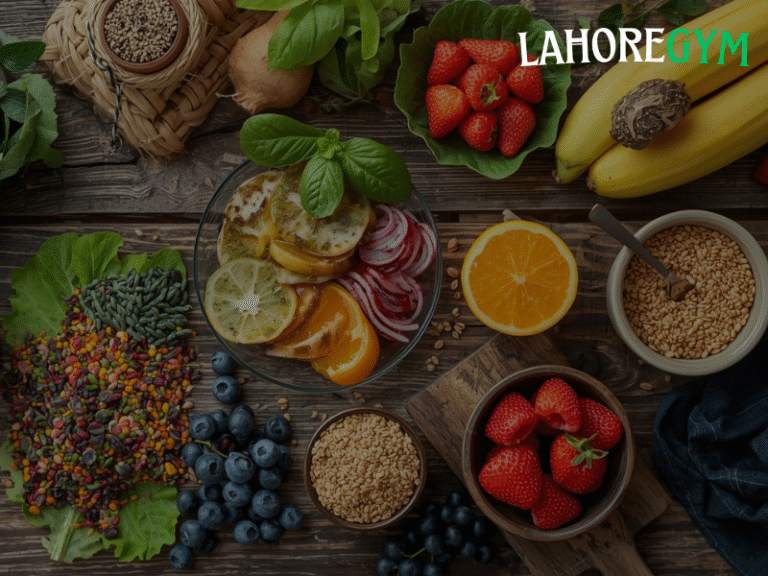 healthy diet for skinny fat showing 7 best foods to burn fat and improve body composition